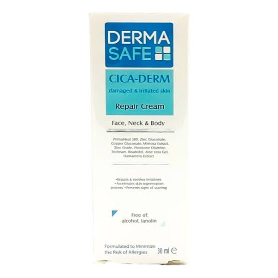 کرم بازسازی کننده پوست درما سیف مدل Repair Cream حجم 30 میلی لیتر