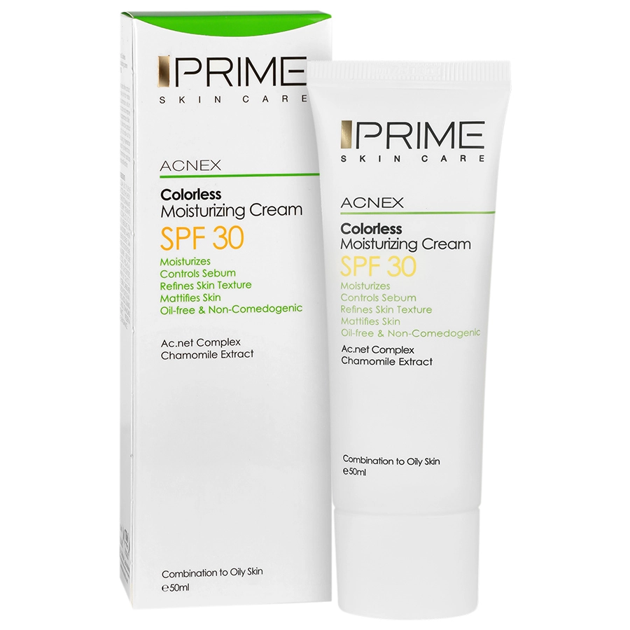 پرایم کرم مرطوب کننده بدون رنگ SPF30