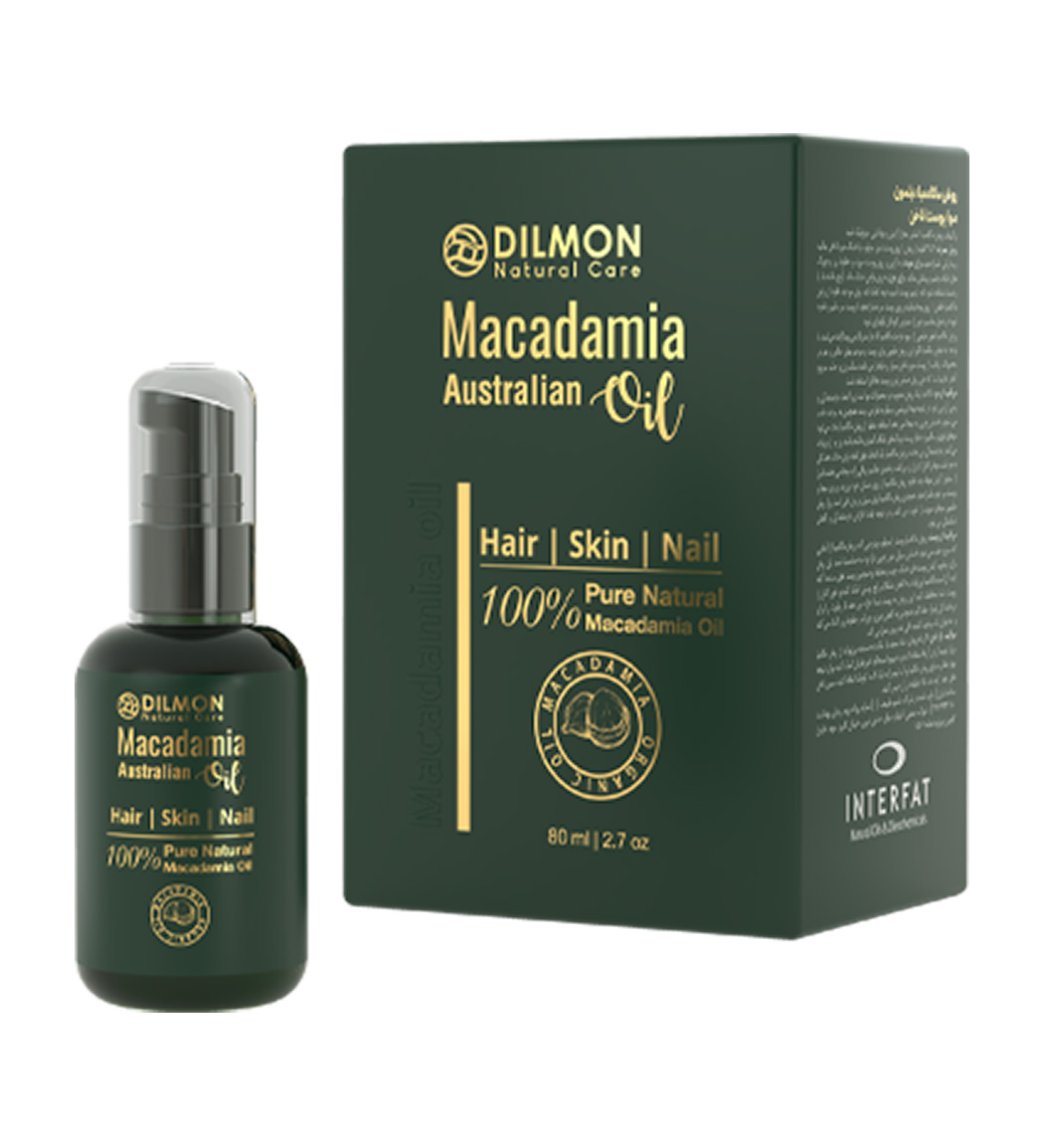 روغن خالص ماکادمیا حجم 80 میلی لیتر دیلمون