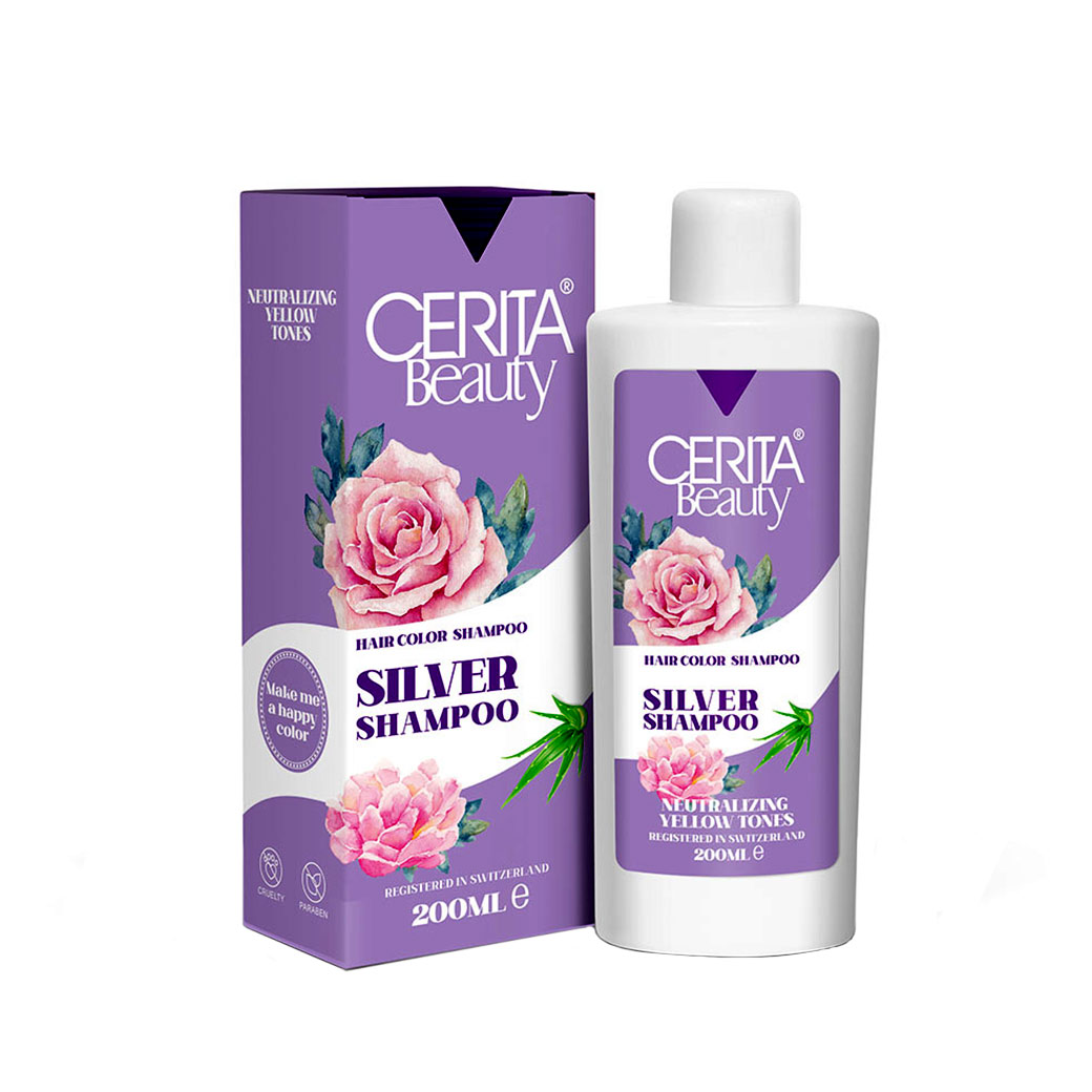 شامپو رنگساژ بنفش سریتا حجم 200ml