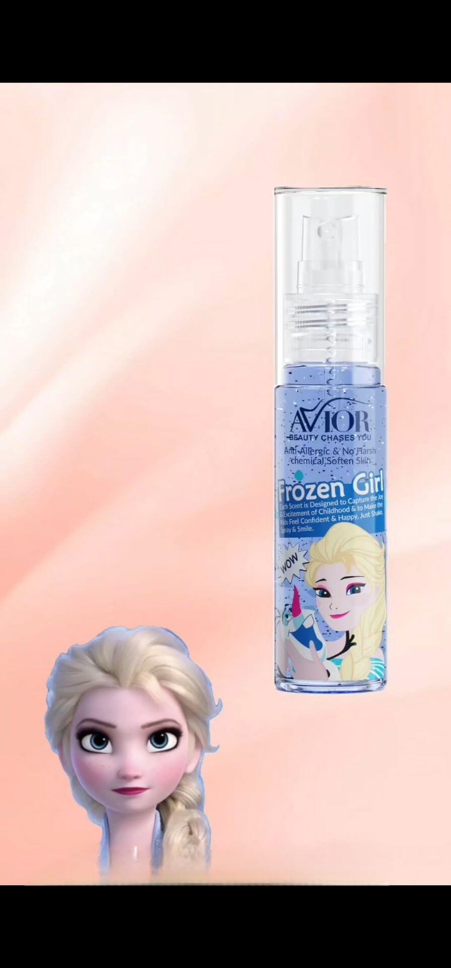 بادی اسپلش کودک اویور AVIOR مدل FROZEN GIRL حجم 60 میلی لیتر