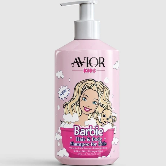 شامپو سر و بدن کودک اویور مدل Barbie حجم 535 میل