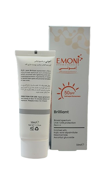 کرم ضد آفتاب ضد لک برلیانت SPF50 (بی رنگ)