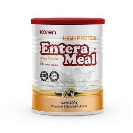 پودر کارن با پروتیین بالا مدل Entera Meal طعم وانیل وزن 400 گرم