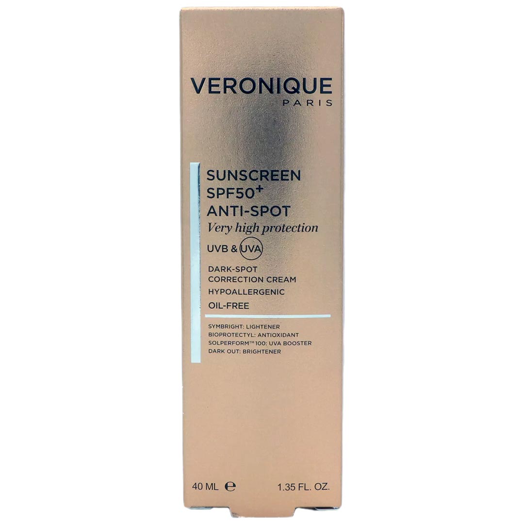 کرم ضد آفتاب و ضد لک فاقد چربی SPF50 حجم 40 میل ورونیک