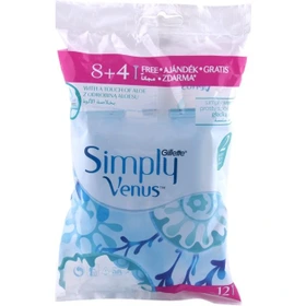 ژیلت دو لبه ونوس مدل Simply Venus بسته 12 عددی (اصل) Gillette