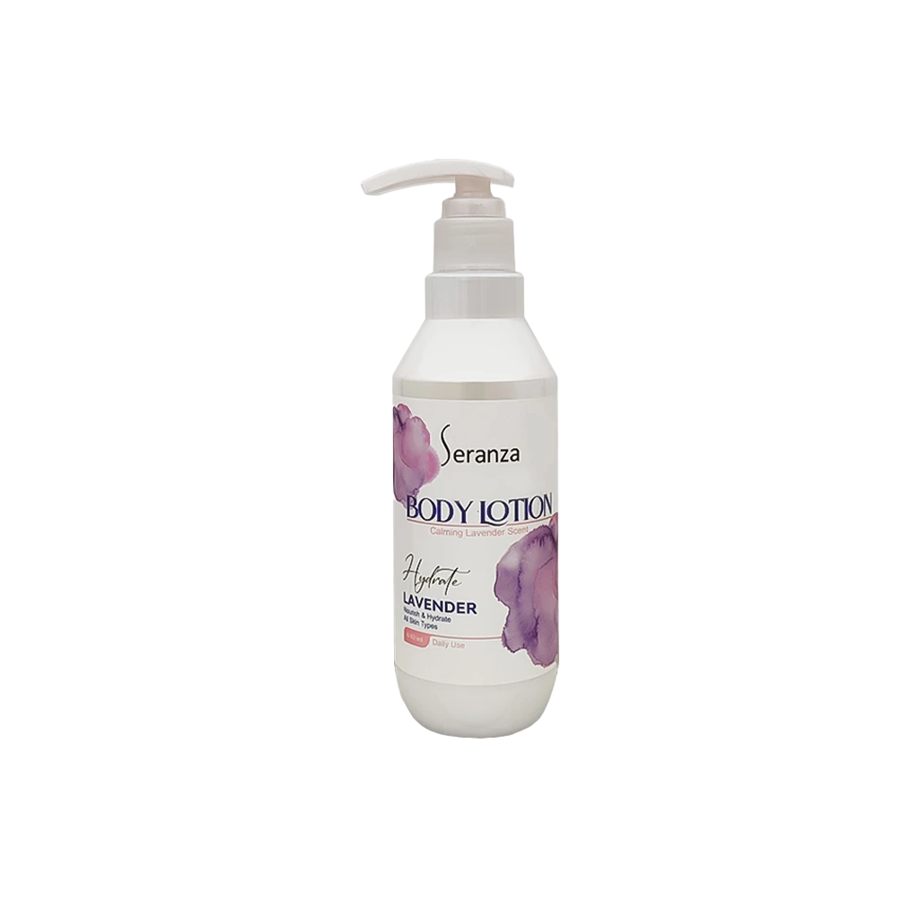 لوسیون بدن سرانزا مدل Lavender حجم 440 میلی لیتر