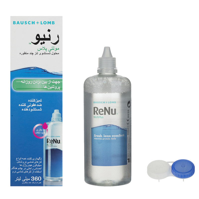 محلول شستشوی لنز رنیو مولتی پلاس 360 میل