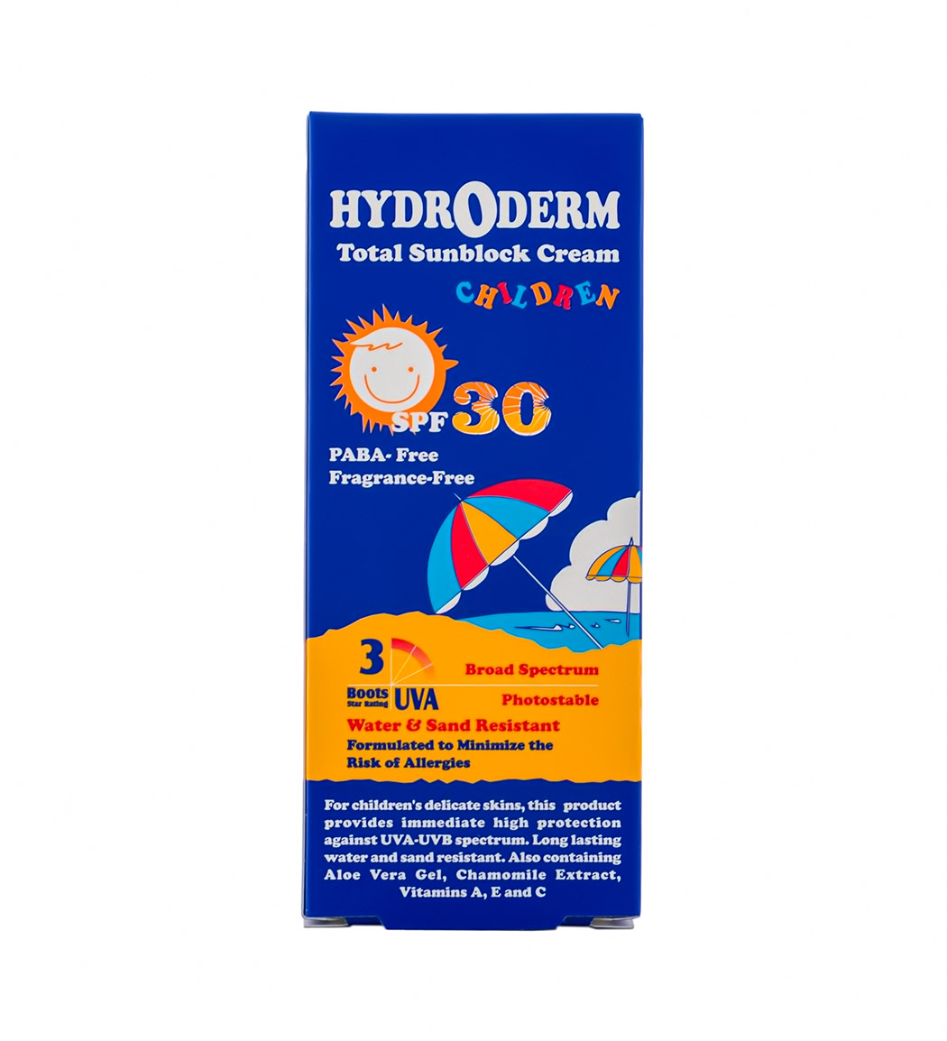 کرم ضد آفتاب کودکان SPF30 هیدرودرم 50 میلی لیتر