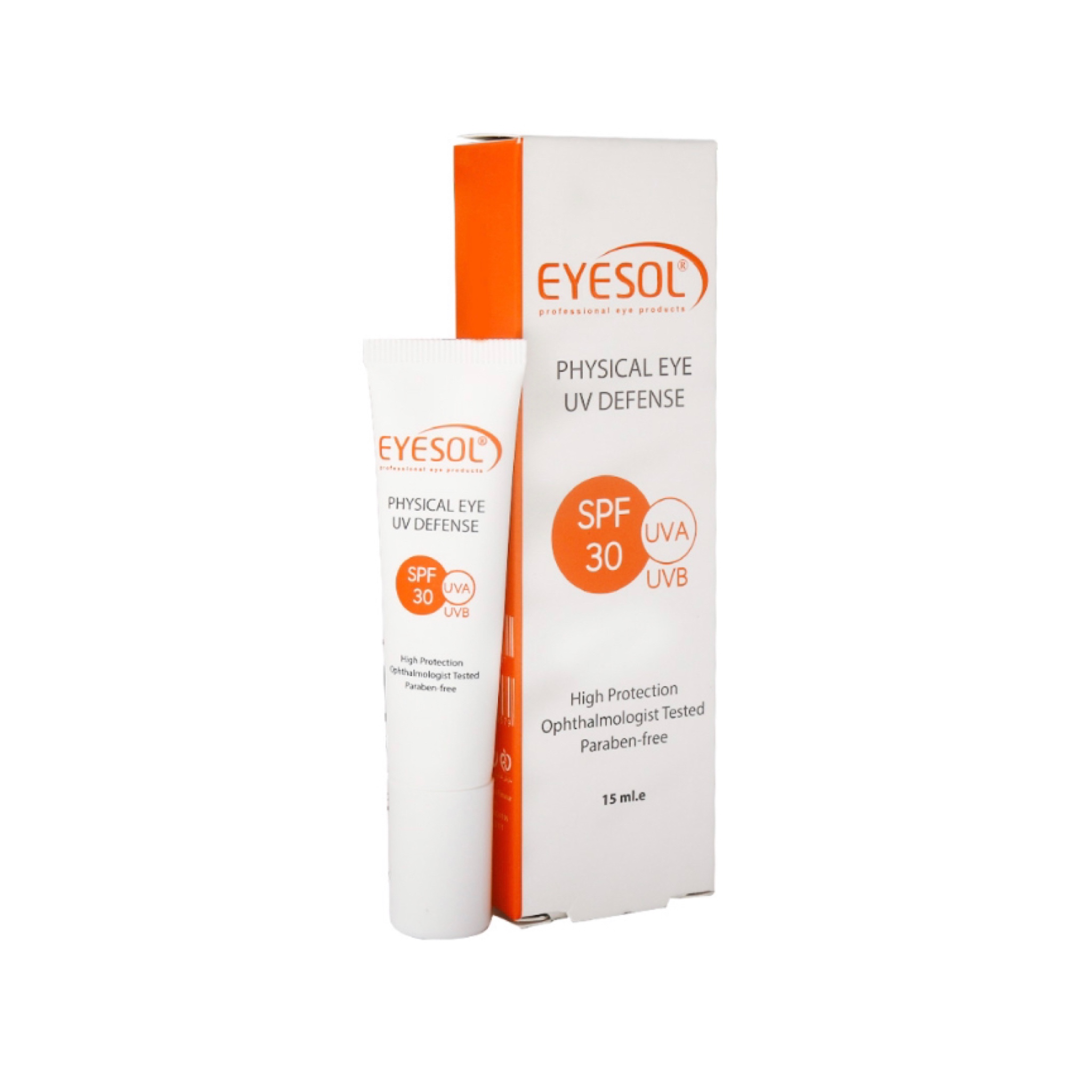 کرم ضد آفتاب بی رنگ آیسول با SPF30 مناسب دور چشم حجم 40 میلی لیتر