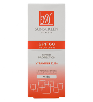 کرم ضد آفتاب مای برای پوست خشک و معمولی SPF60 بی رنگ
