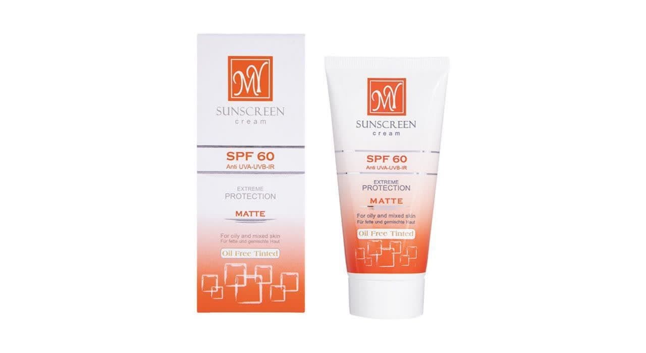 کرم ضد آفتاب رنگی مای با SPF60 مناسب پوست چرب و مختلط حجم 50 میلی لیتر