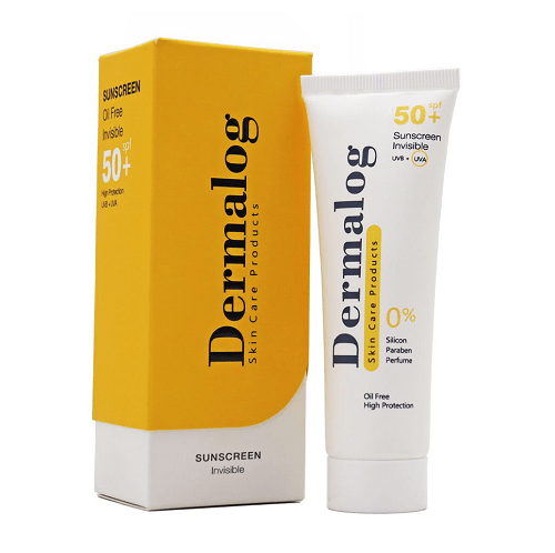 درمالوگ کرم ضد آفتاب SPF50 پوست مختلط تا چرب (بی رنگ)