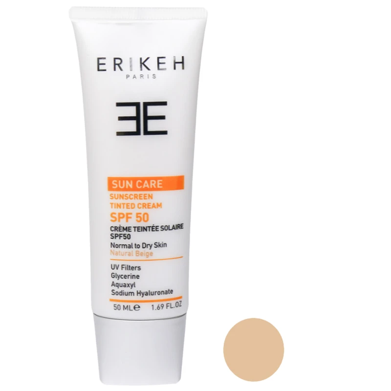 اریکه ضدآفتاب مخصوص پوست نرمال تا خشک بژطبیعی SPF 50
