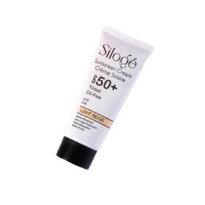 کرم ضد آفتاب سیلوژه رنگ لایت بژ spf50 فاقد چربی 40میل