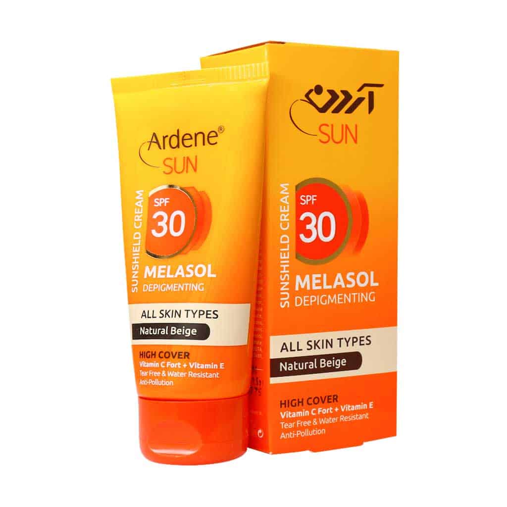 آردن کرم ضد آفتاب ملاسول SPF30(بژ روشن)