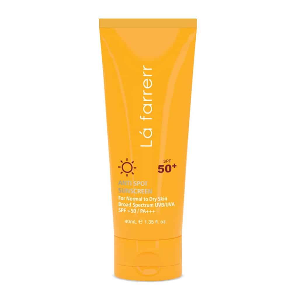 لافارر کرم ضد آفتاب ضدلک بی رنگ پوست خشک و معمولی +SPF50