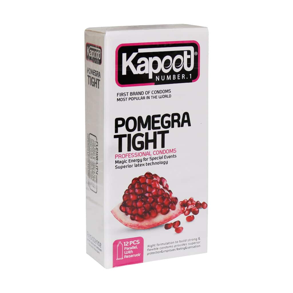 کاندوم کاپوت مدل Pomegra Tight تعداد 12 عدد