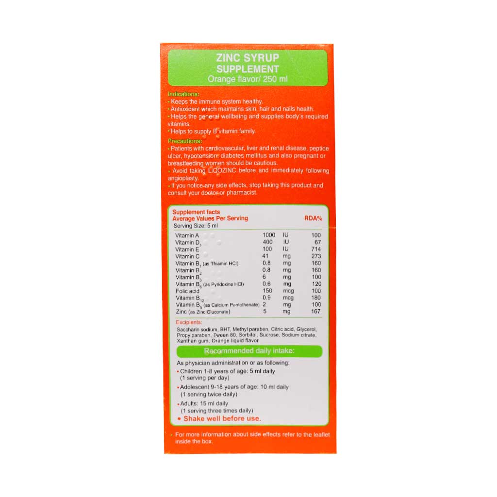 abian pharmed liqo zinc syrup 250