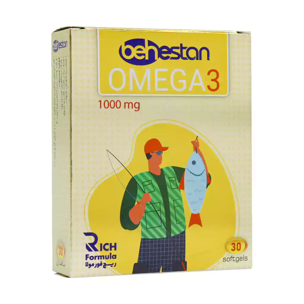 behestan omega 3 1000 mg 30 softgels