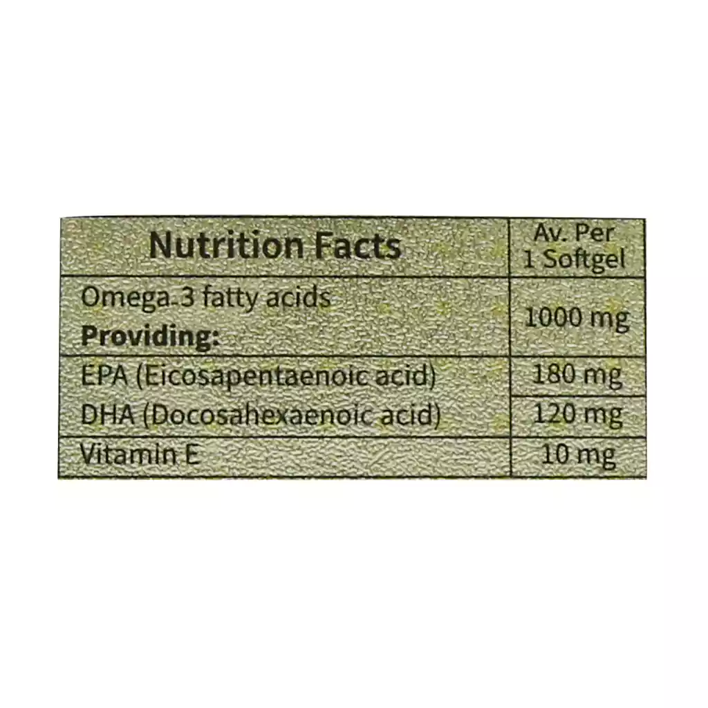 behestan omega 3 1000 mg 30softgels