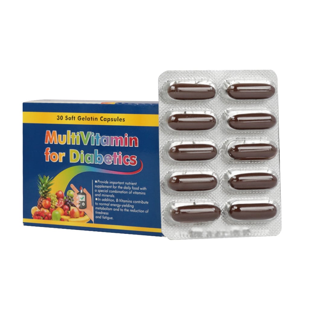 daana multivitamin for diabetics 30 soft gelatin capsule