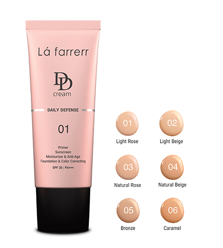 دی دی کرم رنگی لافارر SPF30 مناسب انواع پوست حجم 33 میلی لیتر