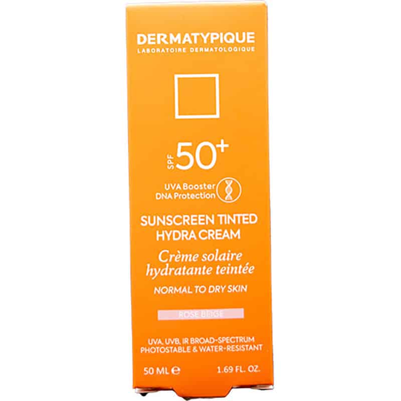 ضدآفتاب رنگی پوست خشک درماتیپیکspf50(رز بژ)