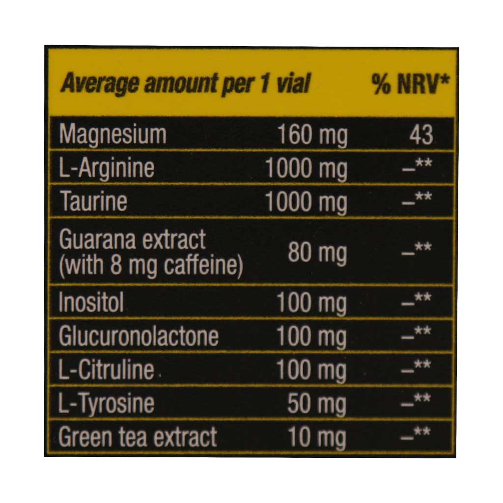eurho vital energy shot 6 drinking vial