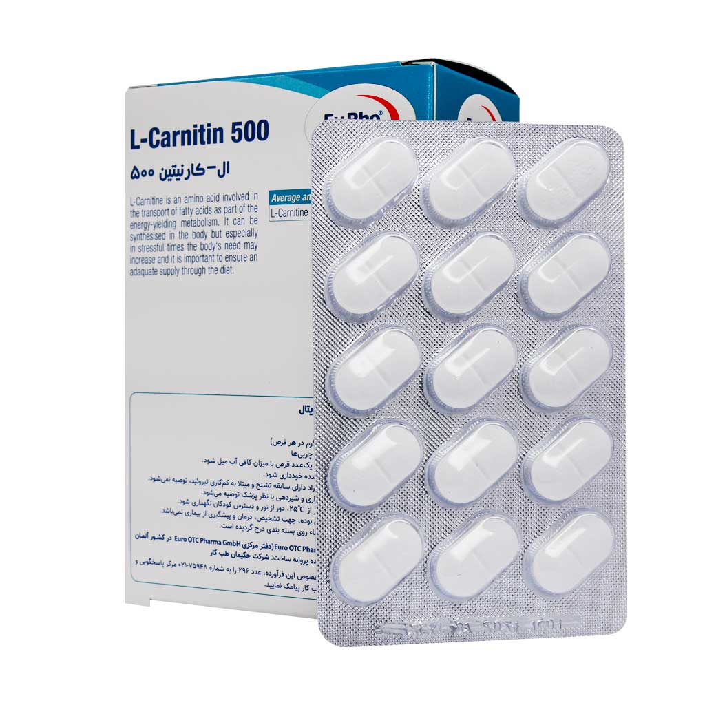eurho vital l carnitin 500mg tablets 3