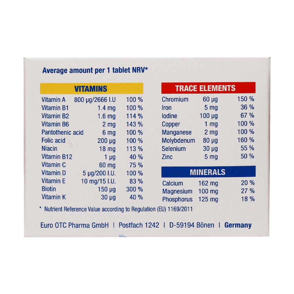 eurho vital multivitamin complets 1