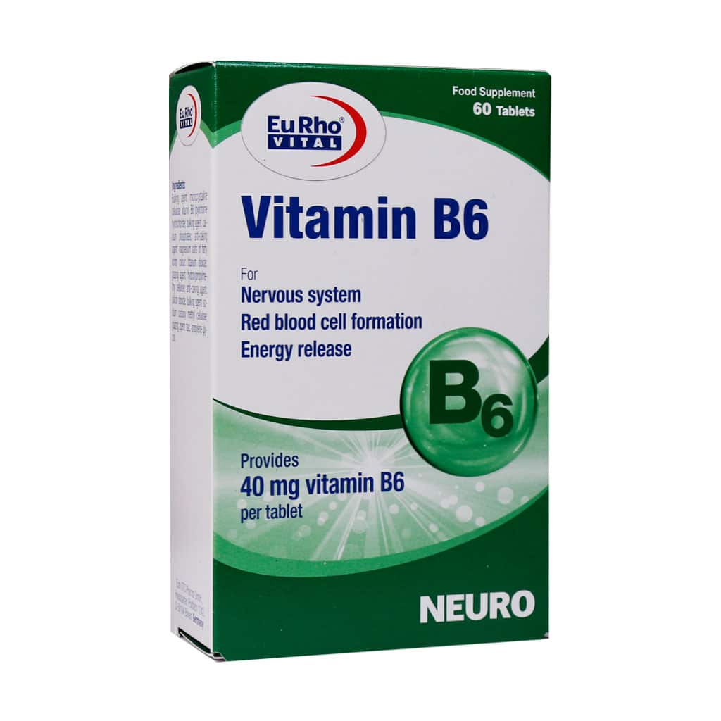 ویتامین B6 یوروویتال 60 عددی