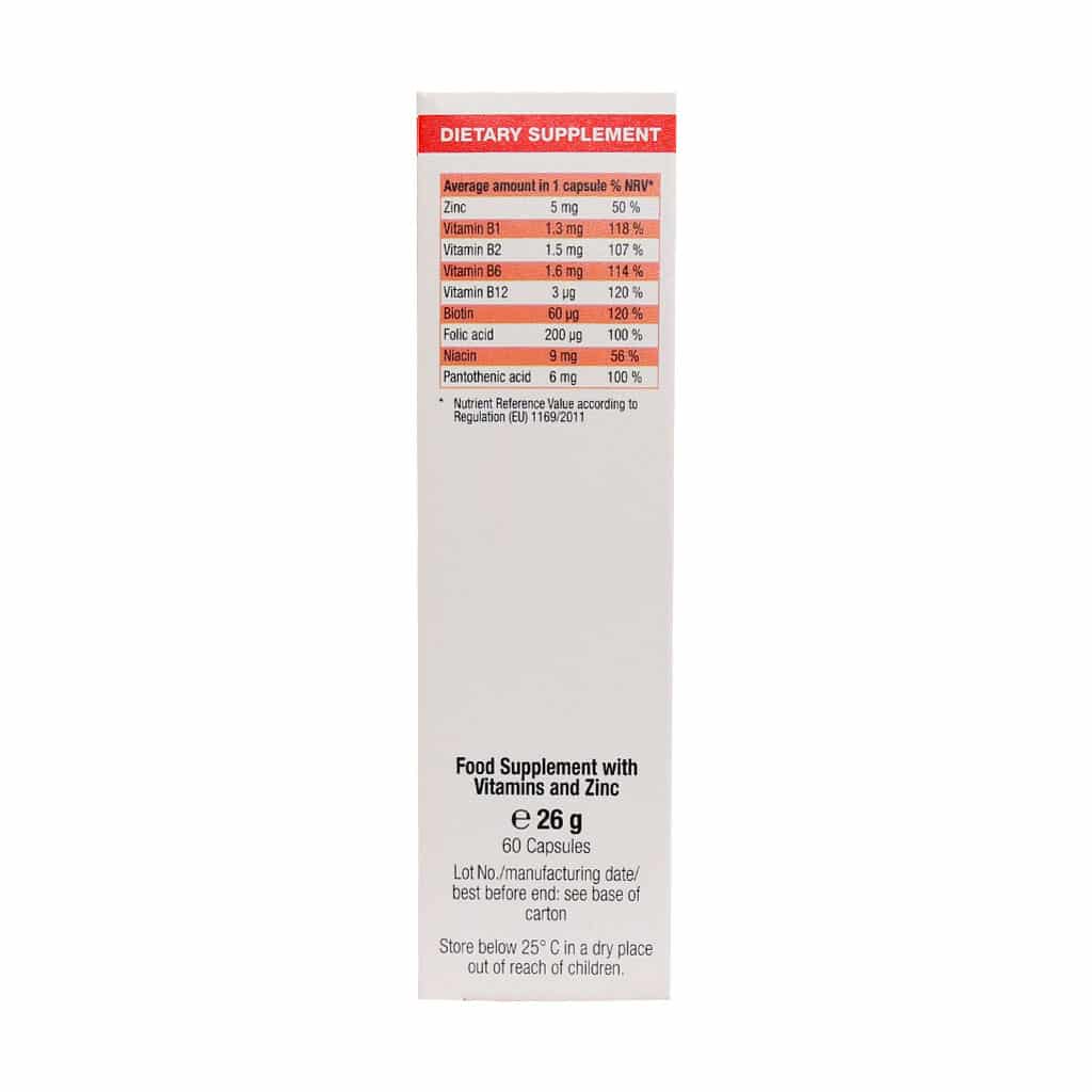 eurho vital zink plus 5mg 60 cap 1