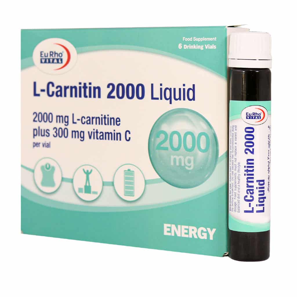 eurhovital l carnitin 2000 liquid 6 vial