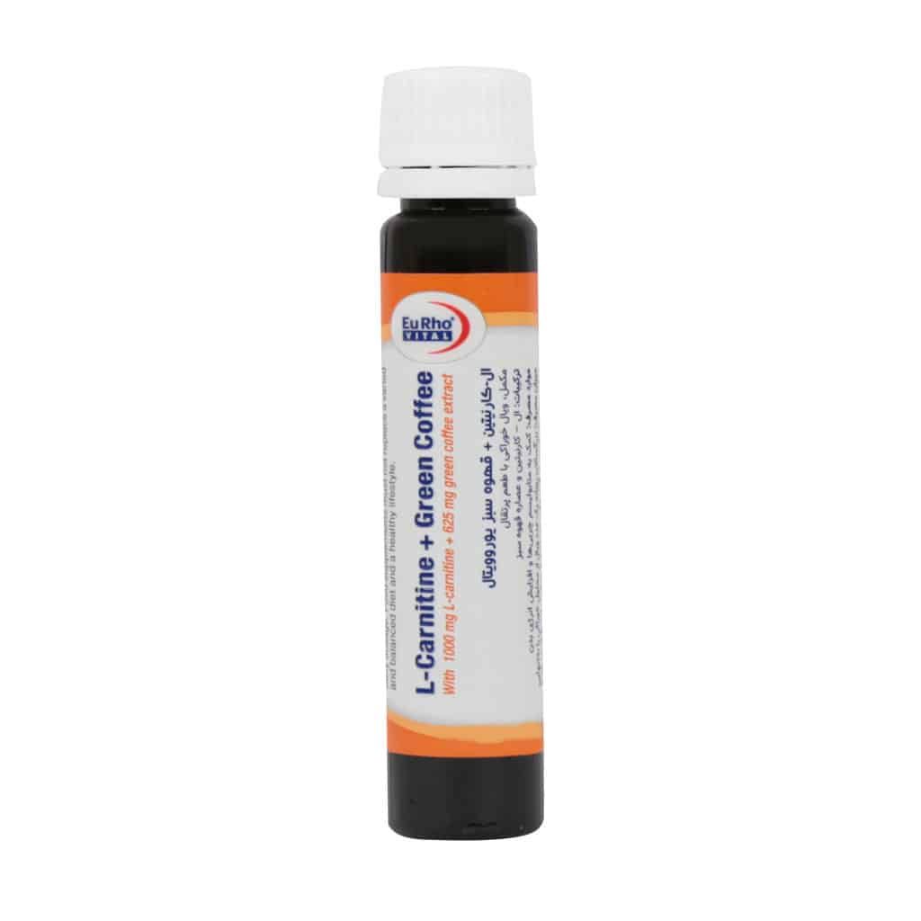 eurhovital l carnitine and green coffee 6 drinking vials