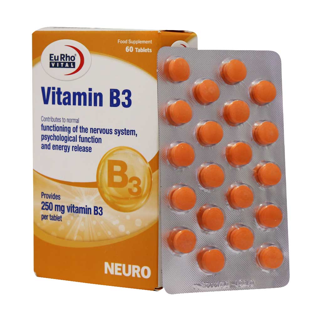 eurhovital vitamin b3 250 mg 60 tablet