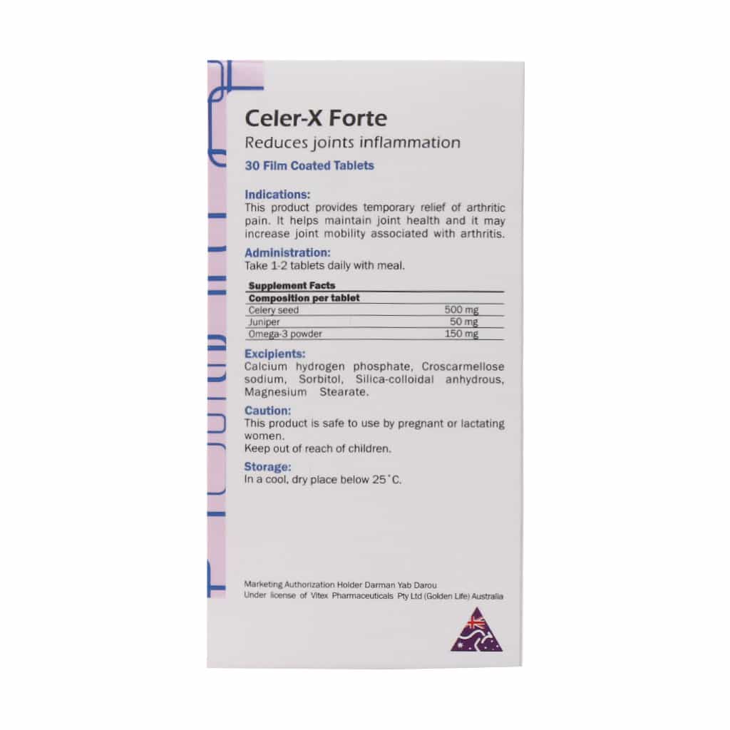 golden life celer x forte film coated tablets