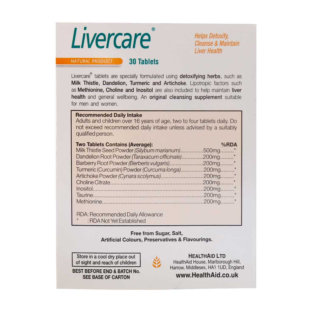 health aid livercare 30 tablets