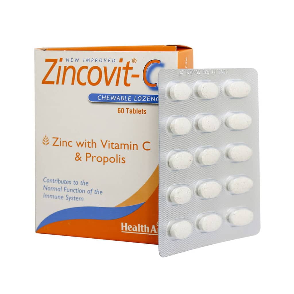 health aid zincovit c 60 tab