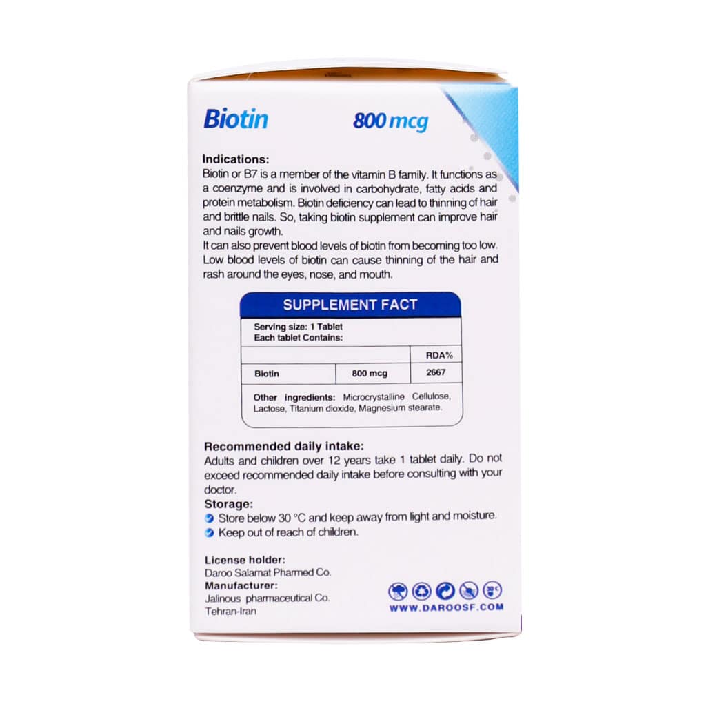 hi health biotin 800 mcg tabs