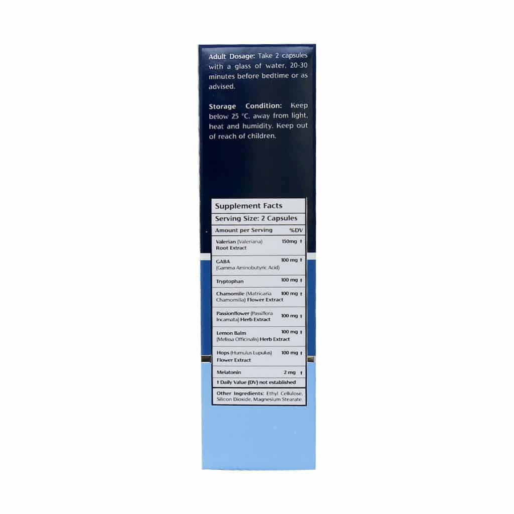 nutrax valetunin sleep aid capsules