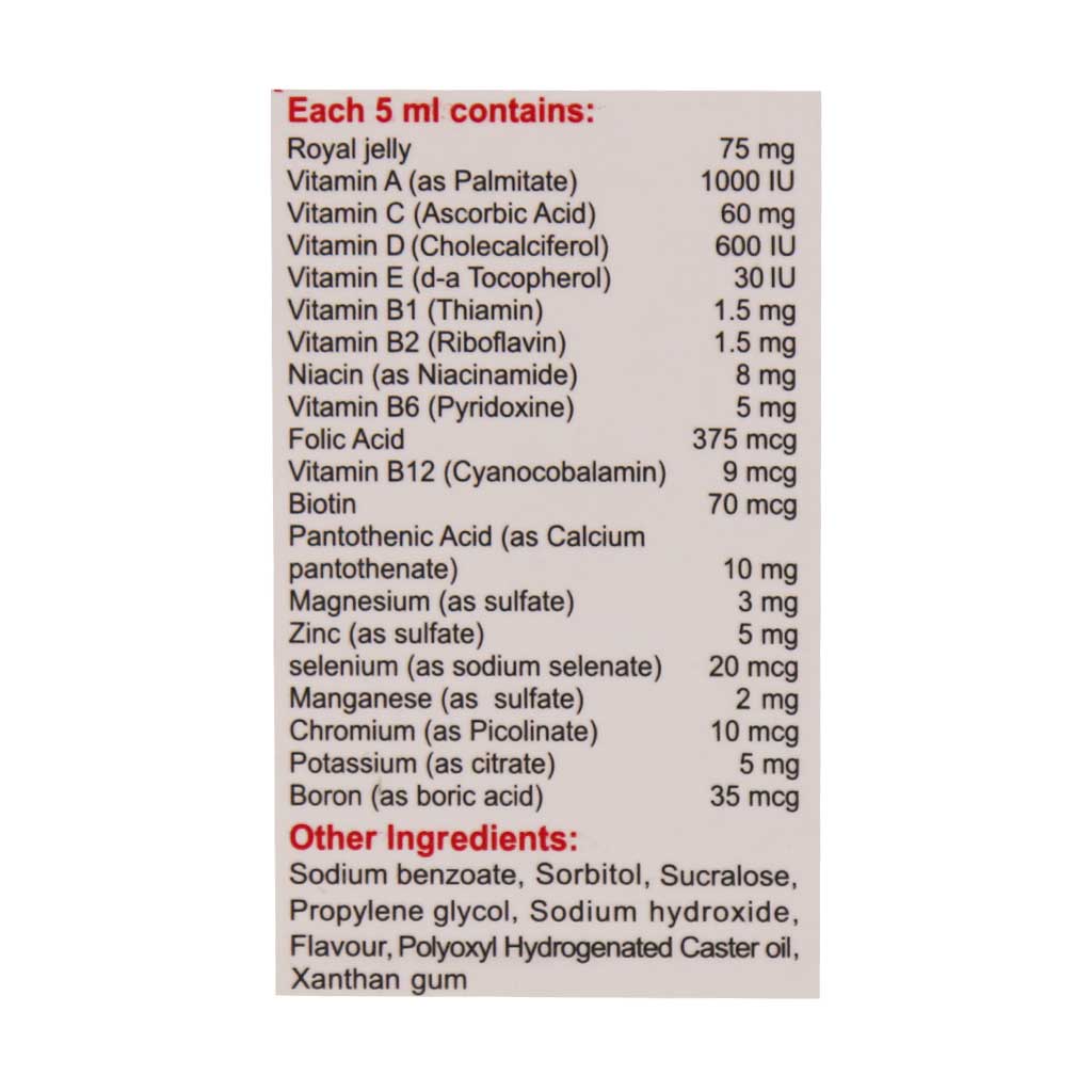 raha royal vit multivitamin and mineral plus royal jelly
