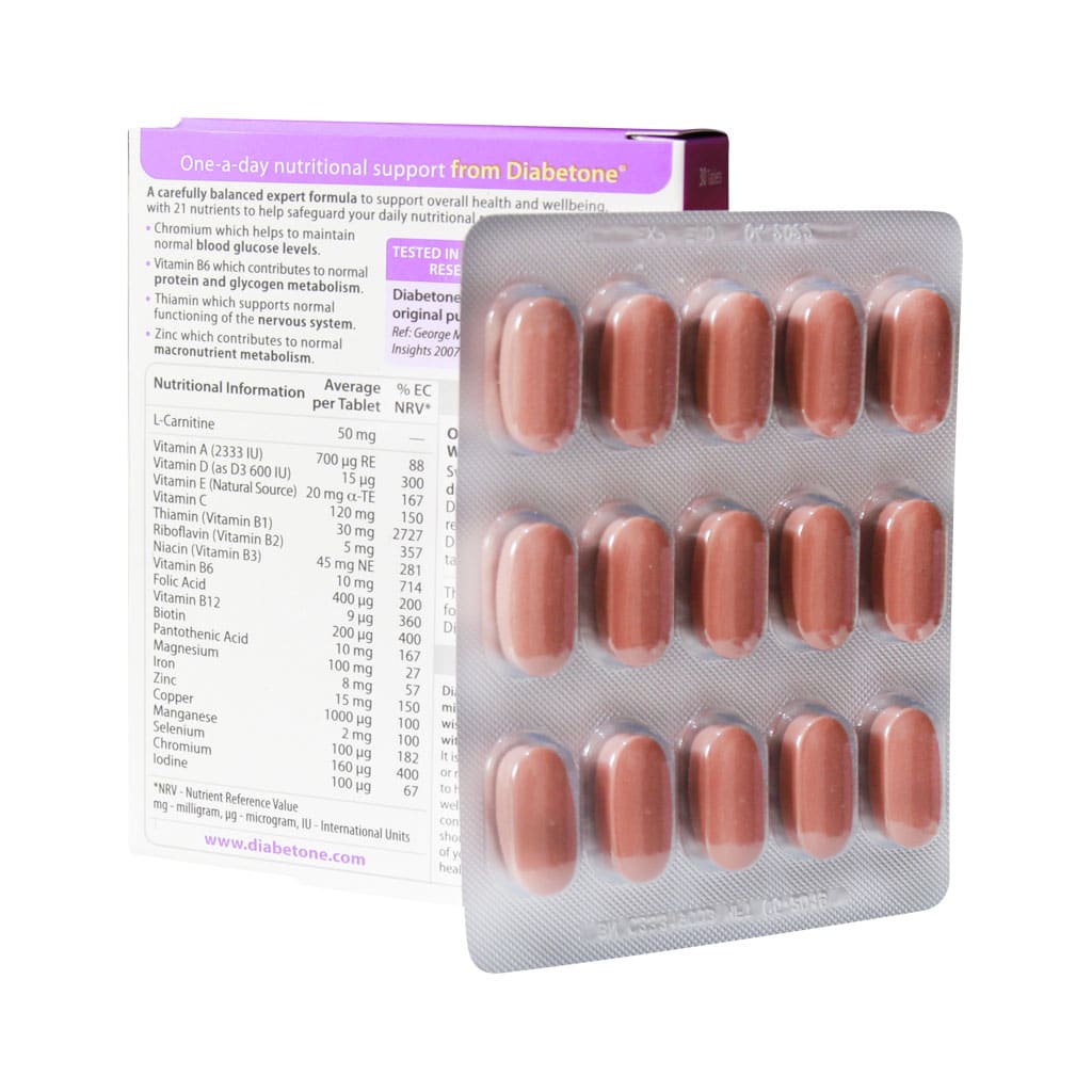 vitabiotics diabetone 30tabs
