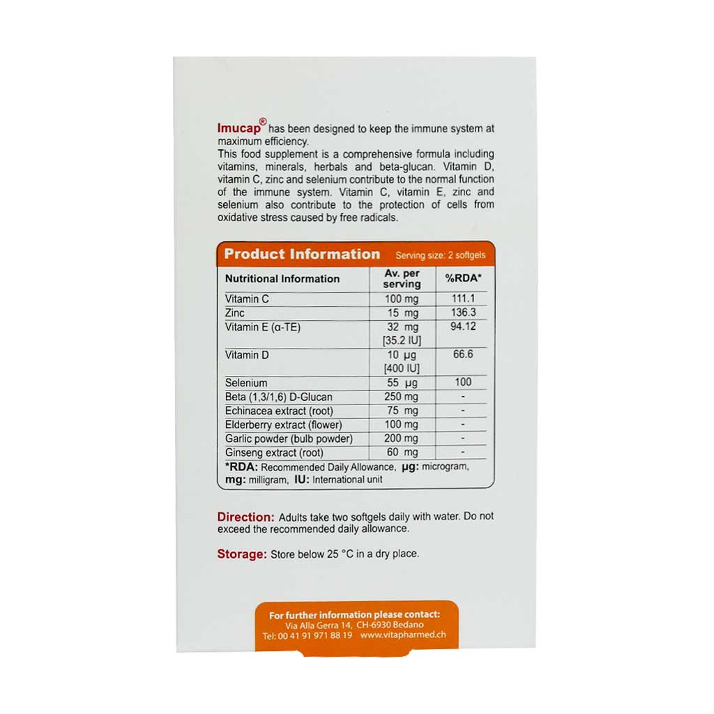 vivatune imucap 30 softgels